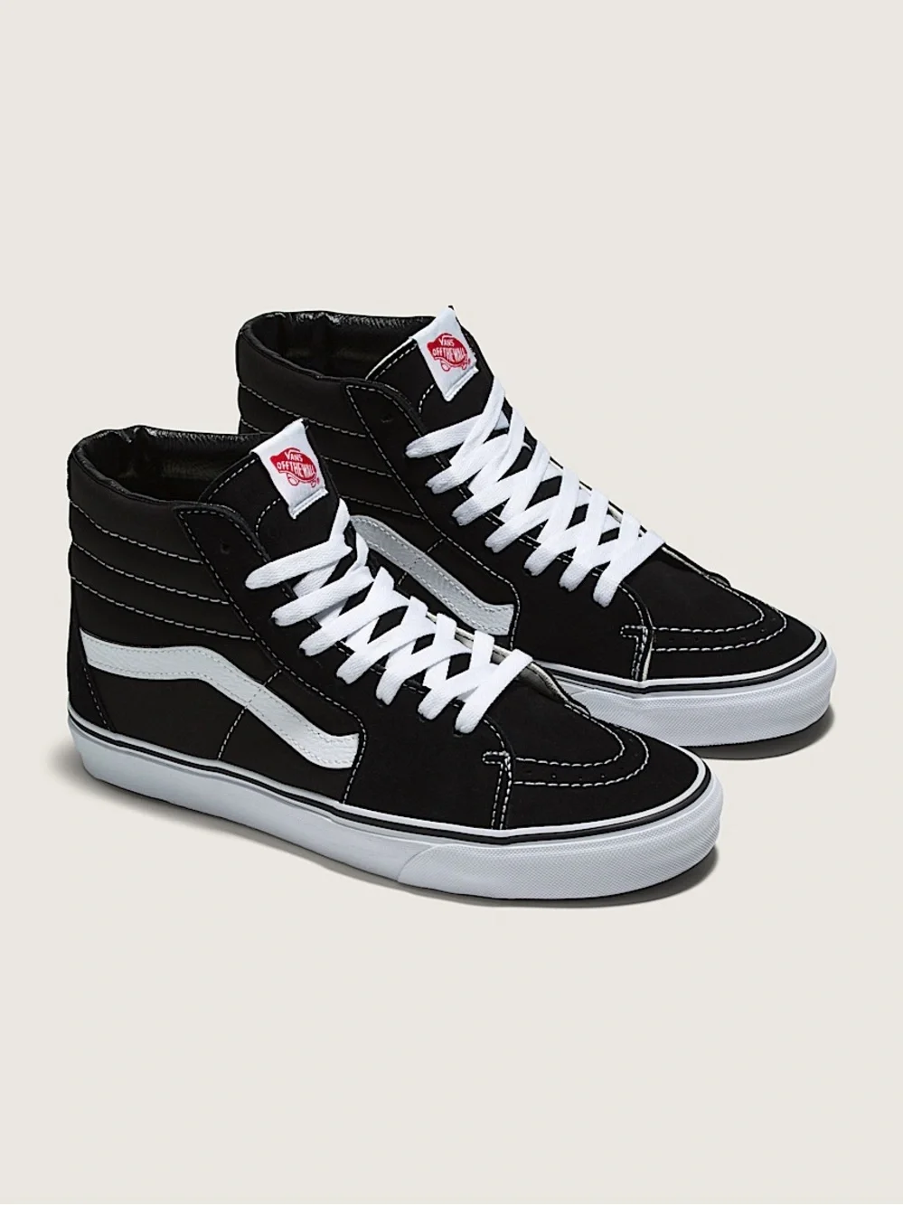 Vans | Unisex Black/White Suede/Canvas High-Top Sk8-Hi Lace Up Sneakers M7.5 W9